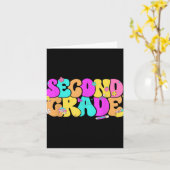 Groovy 2e klas terug naar school potlood vloer kaart (Gele Bloem)