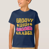 Groovy 2e klasser Terug naar school T-shirt (Voorkant)