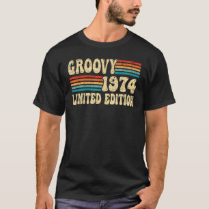 Groovy 48e verjaardag 1974 48 Jaar Oud Groovy 1974 T-shirt