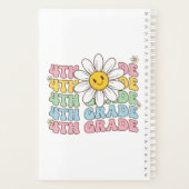 Groovy 4e klas terug naar school eerste dag Baby Planner (Achterkant)
