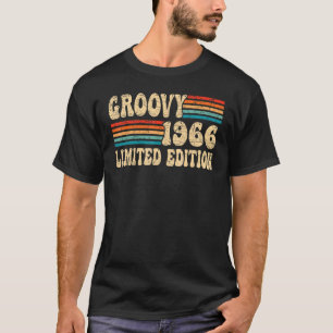 Groovy 56th Birthday 1966 56 Year Old Groovy 1966 T-shirt