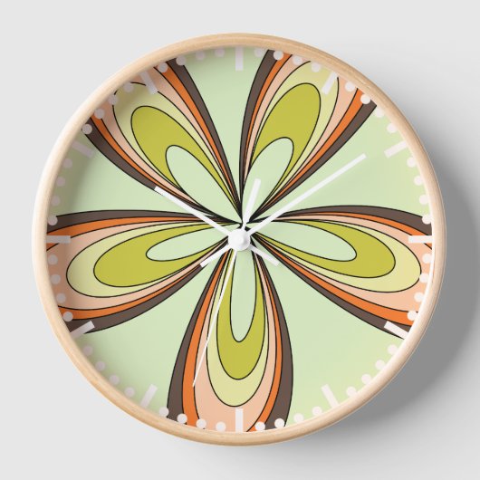 Groovy 60s 70s Hippie Flower Limoen Retro Daisy (Voorkant)
