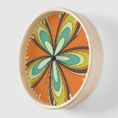 Groovy 60s 70s Hippie Flower Sinaasappel Retro Dai (Hoek)