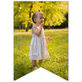 Groovy 60's Flowers 70 Foto Happy Birthday Vlaggetjes (Eerste vlag)