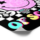 Groovy 67 Days Of School Smile Face Teacher Kids W Poster (Hoek)