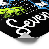 Groovy 67 Soccer Field Six Seven Funny Meme Drip _ Poster (Hoek)