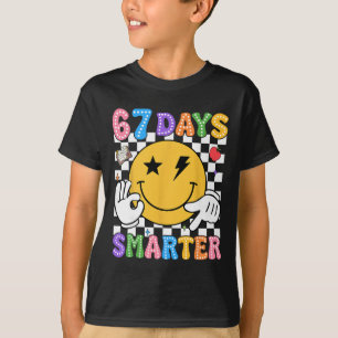Groovy 67e schooldag shirt 67 dagen slimmer Te