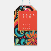 Groovy 70’s cadeaulabel (Voorkant)