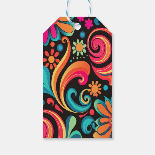 Groovy 70’s cadeaulabel (Achterkant)