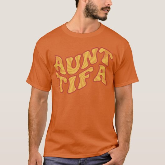 Groovy 70s Auntifa grappig T-shirt (Voorkant)