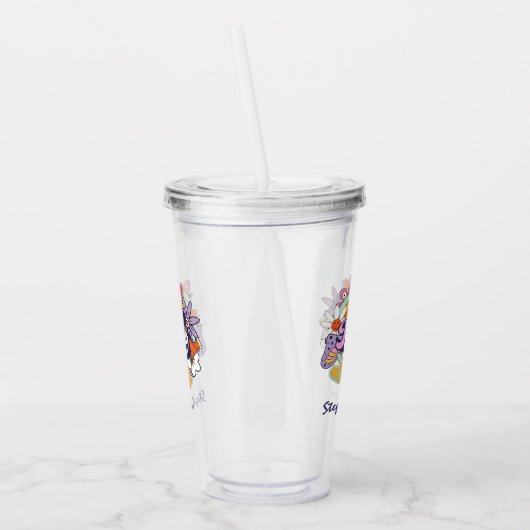 Groovy 70s Bachelorette Boogie Babe ID929 Acryl Drinkbeker (Links)