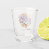 Groovy 70s Bachelorette Boogie Babe ID929 Shot Glas (Achterkant)