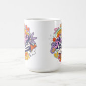 Groovy 70s Bachelorette Boogie Bride ID929 Koffiemok (Center)