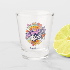 Groovy 70s Bachelorette Boogie Bruid ID929 Shot Glas