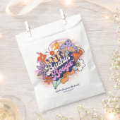 Groovy 70s Bachelorette Good Vibes ID929 Bedankzakje (Geknipt)