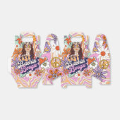 Groovy 70s Bachelorette Laatste Bachin' Boogie ID9 Bedankdoosjes (Uitgevouwen)