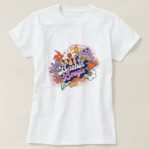 Groovy 70s Bachelorette Laatste Bachin' Boogie ID9 T-shirt