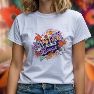 Groovy 70s Bachelorette Laatste Bachin' Boogie ID9 T-shirt