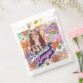 Groovy 70s Bachelorette Last Bachin' Boogie ID929 Bedankzakje (Gezegeld)