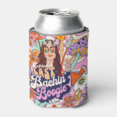 Groovy 70s Bachelorette Last Bachin' Boogie ID929 Blikjeskoeler (Blikje Voorkant)