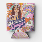 Groovy 70s Bachelorette Last Bachin' Boogie ID929 Blikjeskoeler (Voorkant)