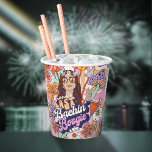 Groovy 70s Bachelorette Last Bachin' Boogie ID929 Papieren Bekers<br><div class="desc">Voeg een beetje bloemvermogen toe aan uw bachelorette met dit groovy papieren bekerontwerp. Verspreid vrede en goede vibes met dit kleurrijke ontwerp in de grafische stijl van het hippietijdperk van de jaren 60 en 70. Met een vet en kleurrijk design-element en een opvallend lettertype kondigt het de "Last Bachin' Boogie"...</div>