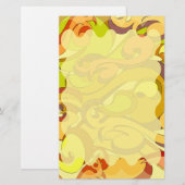 Groovy 70s Briefpapier (Voorkant / Achterkant)