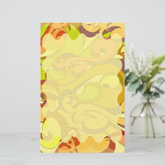 Groovy 70s Briefpapier (Staand voorkant)