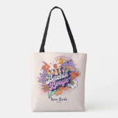 Groovy 70s Bruidsmeisjes Team Bruid ID929 Tote Bag (Achterkant)