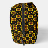 Groovy 70s Daisy Flower Power Pattern Toilettasje (Rechts)