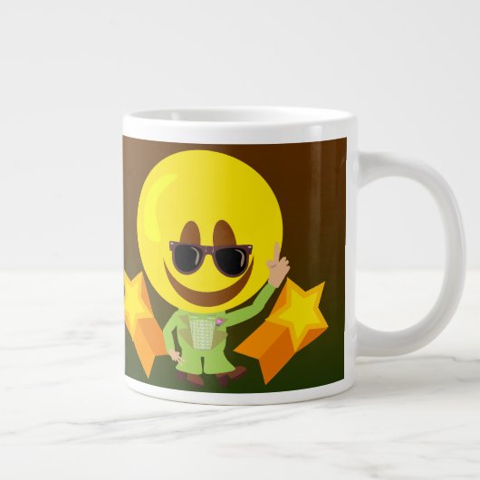 Groovy 70s Disco Dancer Grote Koffiekop (Rechts)