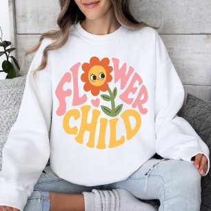 Groovy 70s Flower Kind Hippie Trui