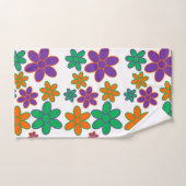 Groovy 70s geïnspireerde bathroom set handdoeken (Handdoek)