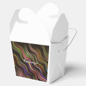 Groovy 70's golvende hippie psychedelic bedankdoosjes (Geopend)