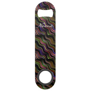 Groovy 70's golvende hippie psychedelic speed flessenopener