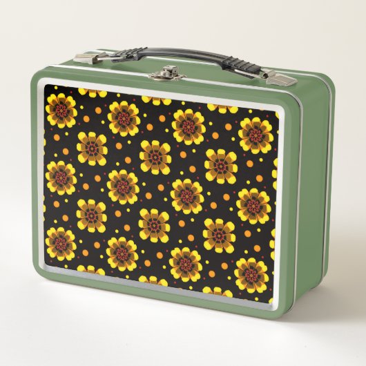 Groovy 70s Madeliefje Flower Power Patroon (Voorkant)