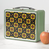 Groovy 70s Madeliefje Flower Power Patroon (In situ)