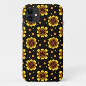 Groovy 70s Madeliefje Flower Power Patroon Case-Mate iPhone Case (Achterkant)