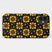 Groovy 70s Madeliefje Flower Power Patroon Case-Mate iPhone Case (Achterkant (horizontaal))
