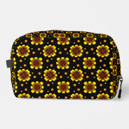 Groovy 70s Madeliefje Flower Power Patroon Toilettasje