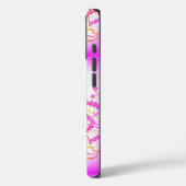 groovy 70's psychedelic palm tree iphone case (Achterkant / Links)