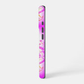groovy 70's psychedelische palmbomen iphone hoesje iPhone 16 pro hoesje (Linkerkant)
