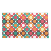 Groovy 70s Retro Flower Pattern | Bold Boho Floral Kussensloop (Achterkant)