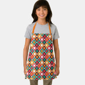 Groovy 70s Retro Flower Pattern | Bold Boho Floral Schort (Insitu)