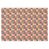 Groovy 70s Retro Flower Pattern | Bold Boho Floral Tafelkleed (Voorkant (Horizontaal))