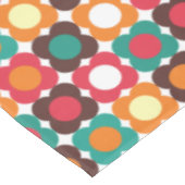 Groovy 70s Retro Flower Pattern | Bold Boho Floral Tafelkleed (Gekanteld)