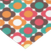 Groovy 70s Retro Flower Pattern | Bold Boho Floral Tafelkleed (Gekanteld)