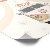 groovy 70s retro tattoo station gunstig teken poster (Hoek)