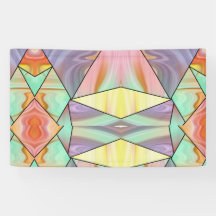 Groovy 70s Roze paarse en blauwgroen marmeren moti