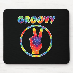 Groovy 70's tijdenkleurstof -  T-shirt voor de Ret Muismat